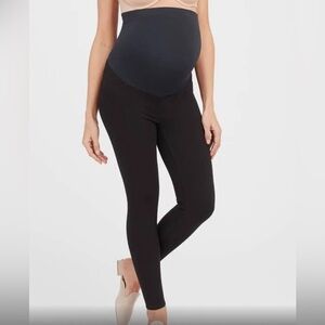 Spanx Jean-ish Black Maternity Leggings